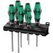 Набор отверток WERA KRAFTFORM PLUS 334/6 RACK, (05105650001)