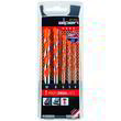 Набор свёрл по керамике Porotherm ALPEN Profi Ziegel PZ 5, Ø4/5/6/8/10mm 0000200705100
