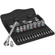Набор WERA ZYKLOP METAL PUSH 8100 SA 10, привод 1/4, 05004020001, дюймовый