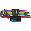 Набір Г-подібних ключів з функцією фіксації WERA 967 SL/9 TORX® HF Multicolour 05024179001
