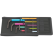 Набір Г-подібних ключів WERA, 950/9 Hex-Plus Multicolour Imperial 1, дюймових, BlackLaser, 05022639001