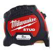 Рулетка магнітна метрична Milwaukee STUD, 5м, 33мм (4932471626)