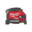 Рулетка магнитная метрическая Milwaukee с LED подсветкой, 7,5м, 30мм (4932492469)