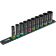 Набор ударных торцевых головок 3/8 WERA 9660 B Impaktor Deep 1, магнитный держатель, 05005590001