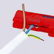 Інструмент для видалення оболонки з плоского та круглого кабелю Knipex 16 64 125 SB. Фото-4