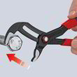 Високотехнологічні сантехнічні кліщі Cobra Knipex QuickSet 87 22 250 (с автоспуском). Фото-3