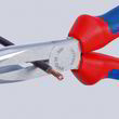 Плоскі круглогубці з ріжучими кромками Knipex 26 22 200. Фото-5
