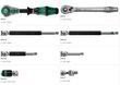 Набір з тріскачкою Wera Kraftform Kompakt Zyklop MS1 Metal/Speed 1/4 05135949001. Фото-10