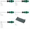 Набір викруток, Wera Kraftform Big Pack 300 (05105630001). Фото-12