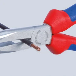 Плоскі круглогубці з ріжучими крайками Knipex 26 15 200. Фото-2