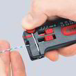 Съемник изоляции модель Mini Knipex 12 80 040 SB. Фото-2