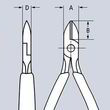 Кусачки боковые Knipex 76 22 125. Фото-2