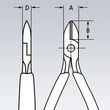 Кусачки боковые для электроники Knipex 77 01 115. Фото-2