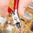 Кусачки боковые для электроники Knipex 77 11 115. Фото-4