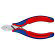 Кусачки боковые для электроники Knipex 77 22 115. Фото-3