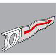 Ручна пила, тонкий різ, Fluoro-Coat TAJIMA Aluminist GKAL-SS240Z9FB. Фото-6