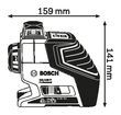 Лазерний нівелір Bosch GLL 3-80 P. Фото-2