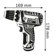 Акумуляторний шуруповерт Bosch GSR 12V-15. Фото-2