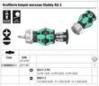 Ручка битодержатель с трещоткой WERA Kraftform Kompakt Stubby RA 3, 05008885001. Фото-7