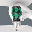 Ручка битодержатель с трещоткой WERA Kraftform Kompakt Stubby RA 2, 05008884001. Фото-3