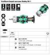 Ручка бітотримач з тріскачкою WERA Kraftform Kompakt Stubby RA 1, 05008883001. Фото-9