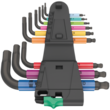 Набір Г-подібних ключів, метричних, BlackLaser950 / 9 Hex-Plus Multicolour 2, 05133164001. Фото-2