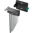 Набір Г-подібних ключів WERA 950/9 Hex-Plus 8, хромованих, пластиковий тримач, 05022102001. Фото-2