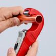 Труборіз Knipex TubiX® для мідних, латунних та нержавіючих труб, 6-35мм, 90 31 02 BK. Фото-10