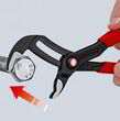 Високотехнологічні сантехнічні кліщі Knipex Cobra® QuickSet фосфатированные, сірого кольору 300 mm Knipex 87 21 300. Фото-3