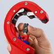 Труборез KNIPEX DP 50 для канализационних ПВХ труб 32/40/ 50мм, 90 23 02 BK. Фото-3