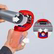 Труборез KNIPEX DP 50 для канализационних ПВХ труб 32/40/ 50мм, 90 23 02 BK. Фото-4