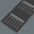 Ложемент WERA 9816 для мікровикруток Kraftform Micro screwdriver set 2, 05137318001. Фото-2