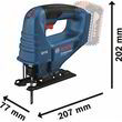 Электролобзик Bosch GST 183-LI Professional 06015B7022. Фото-3