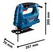 Электролобзик Bosch GST 680 Professional 06015B4020. Фото-2